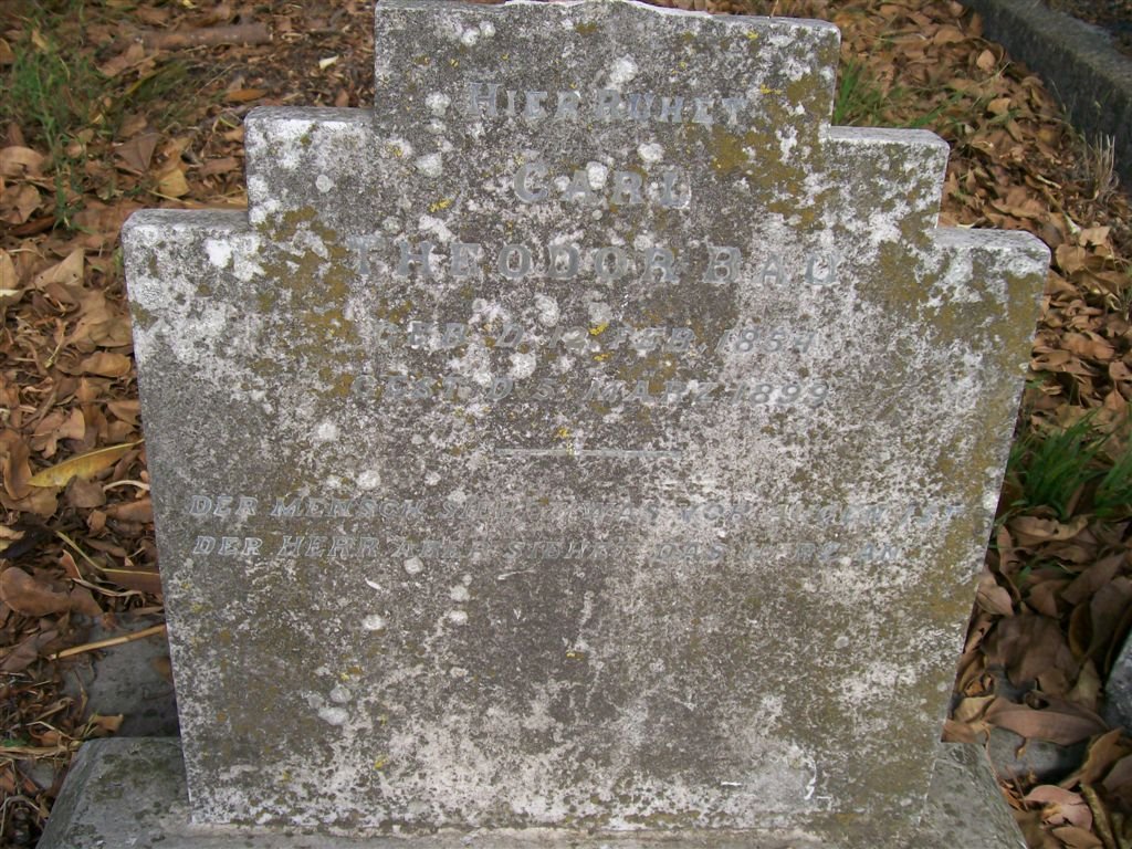 BAU Theodor Carl 1854-1899