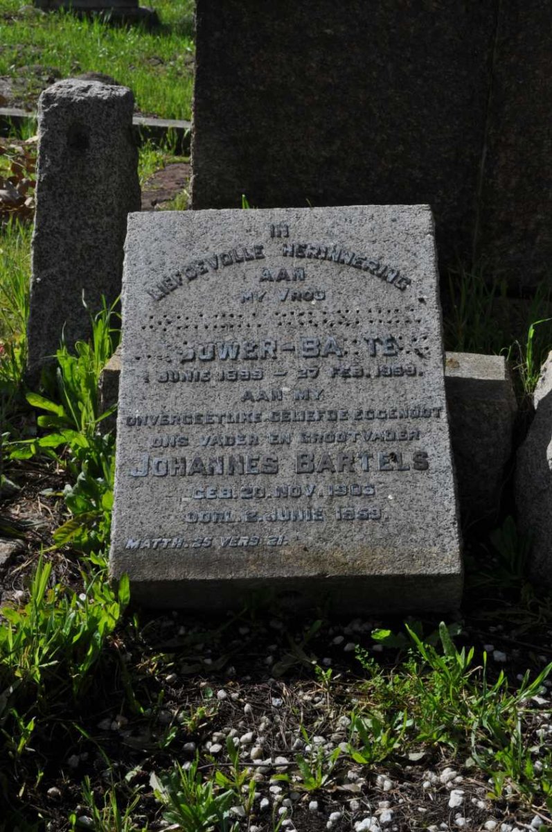BARTELS Johannes 1903-1959 &amp; ? 1899-1959