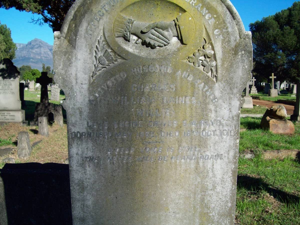 BAINES Charles William 1862-1918