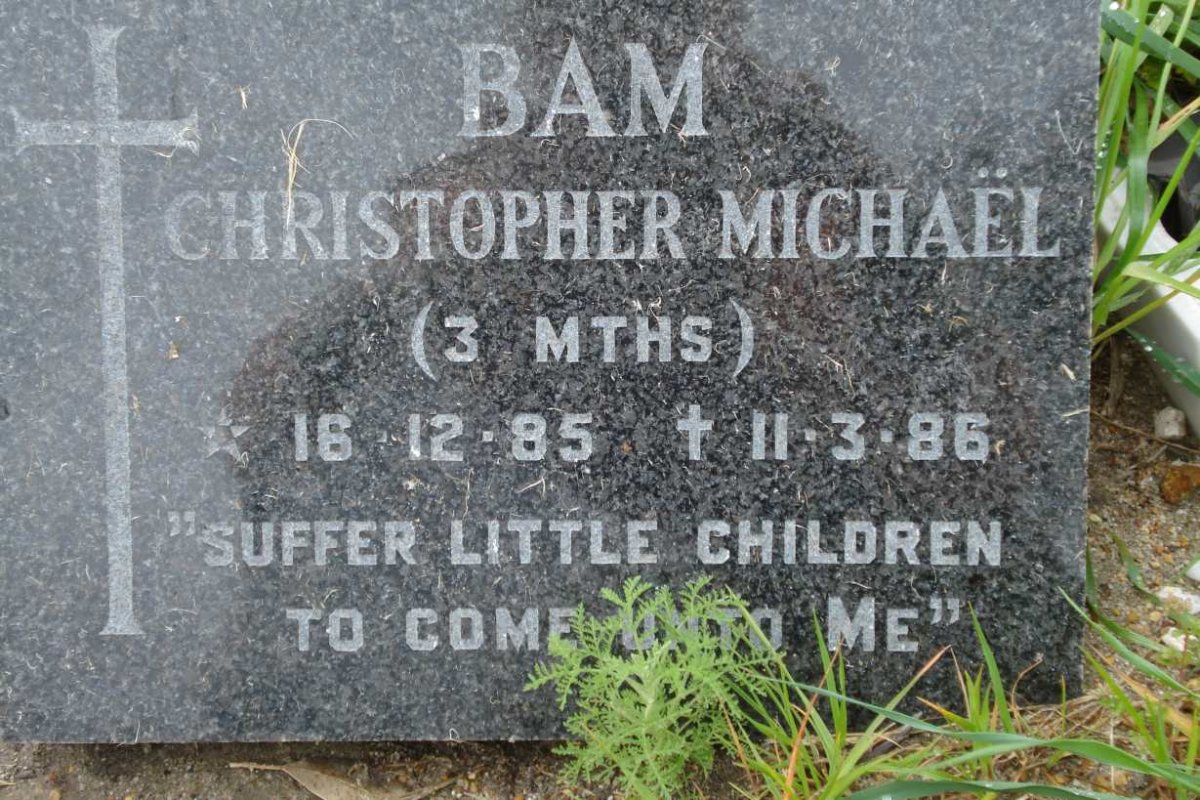 BAM Christopher Michael 1985-1986