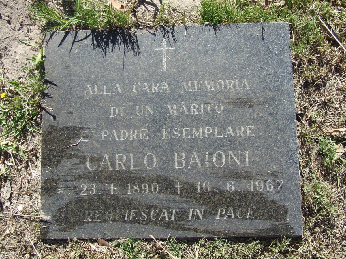 BAIONI Carlo 1890-1967