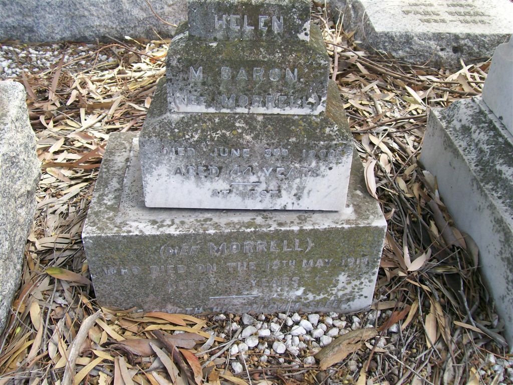 BARON Helen M. nee MORRELL -1900 :: ? nee MORRELL -1915