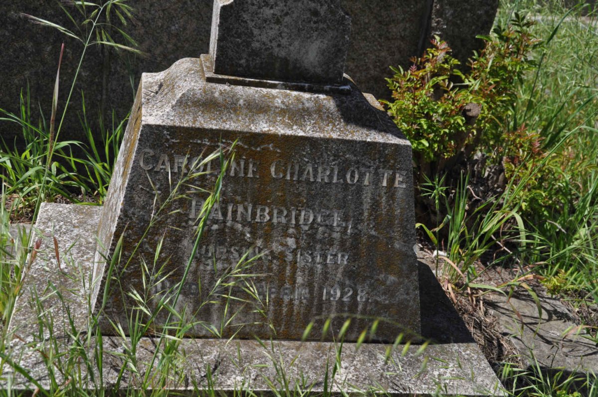 BAINBRIDGE Caroline Charlotte -1928