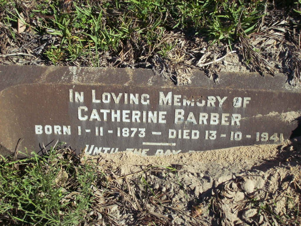 BARBER Catherine 1873-1943