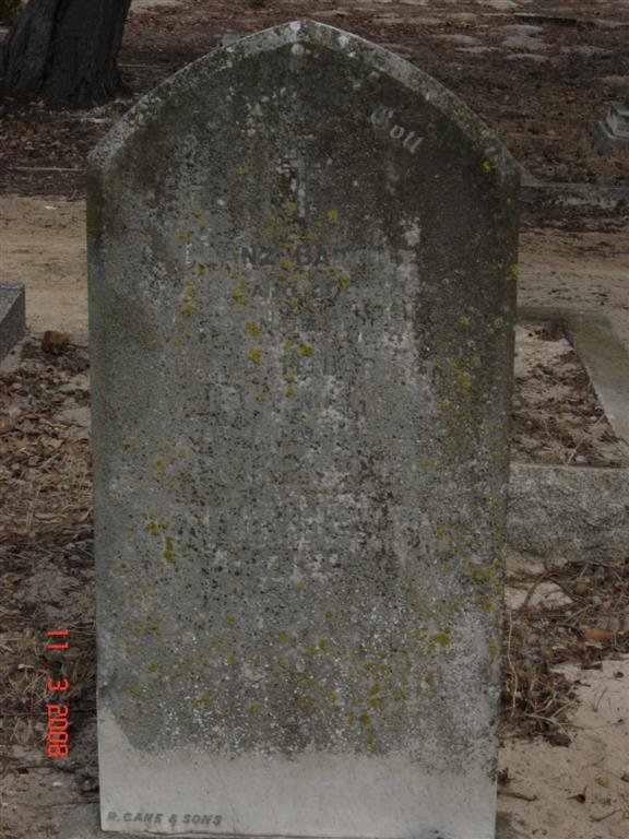 BARTELT Franz -?? :: BARTLETT Charlotte -??
