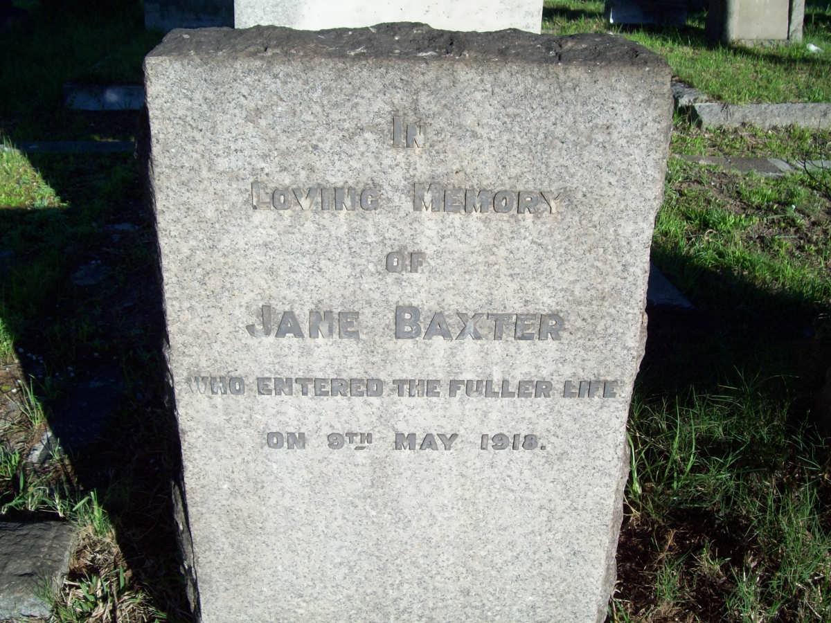 BAXTER Jane -1918
