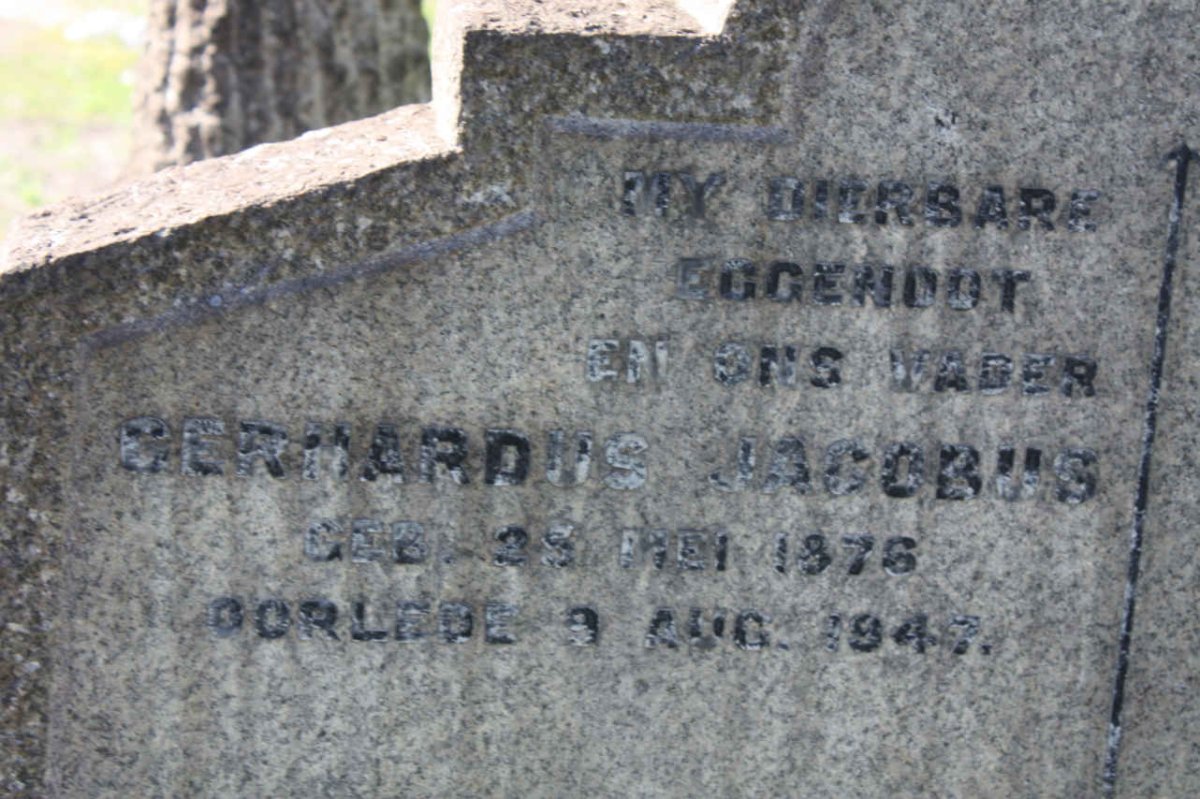 BAUERMAN Gerhardus Jacobus 1876-1947