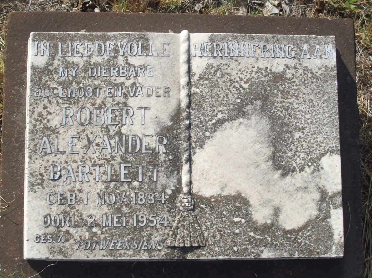 BARTLETT Robert Alexander 1884-1954