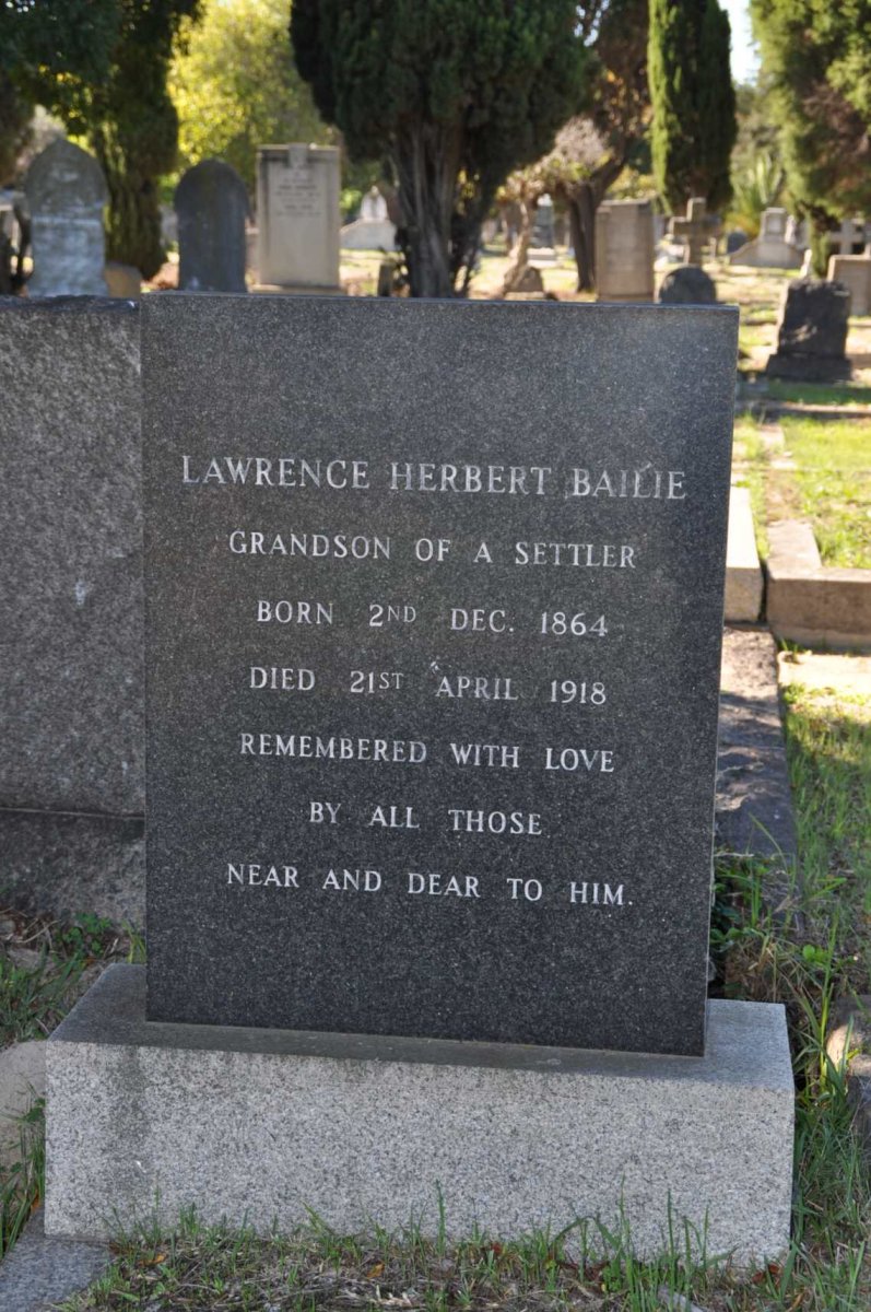 BAILIE Lawrence Herbert 1864-1918