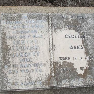 BASSETT Ernest Edward  -1948 &amp; Cecelia Anna 1899-1962