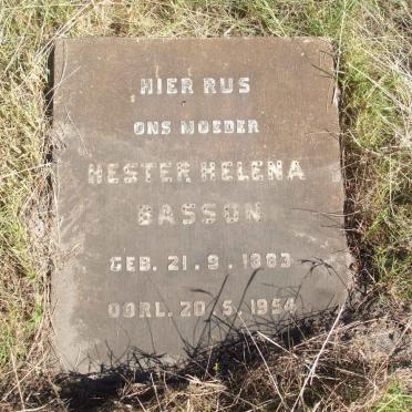 BASSON Hester Helena 1883-1954