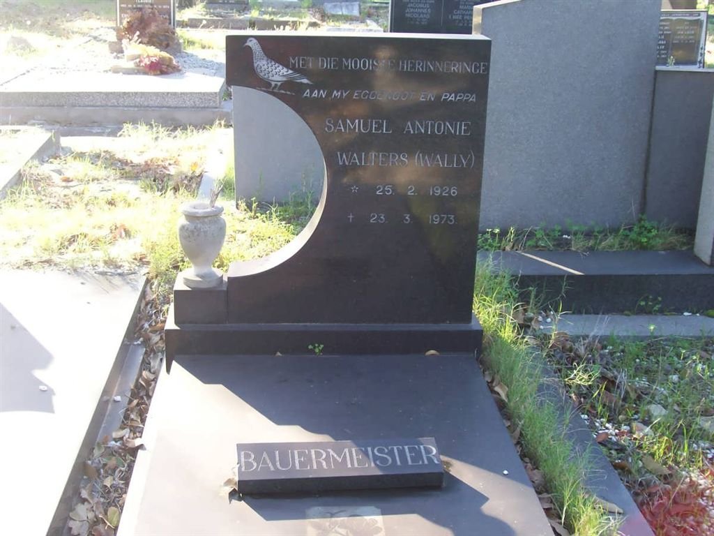 BAUERMEESTER Samuel Antonie Walters 1926-1973