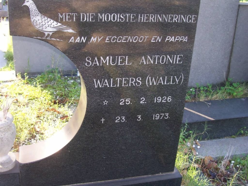BAUERMEESTER Samuel Antonie Walters 1926-1973