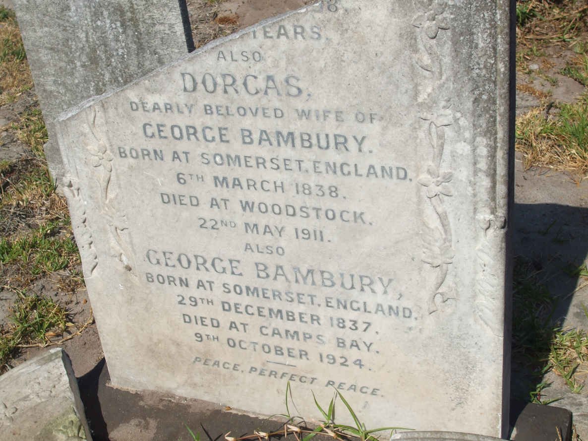 BAMBURY George 1837-1924 &amp; Dorcas 1838-1911