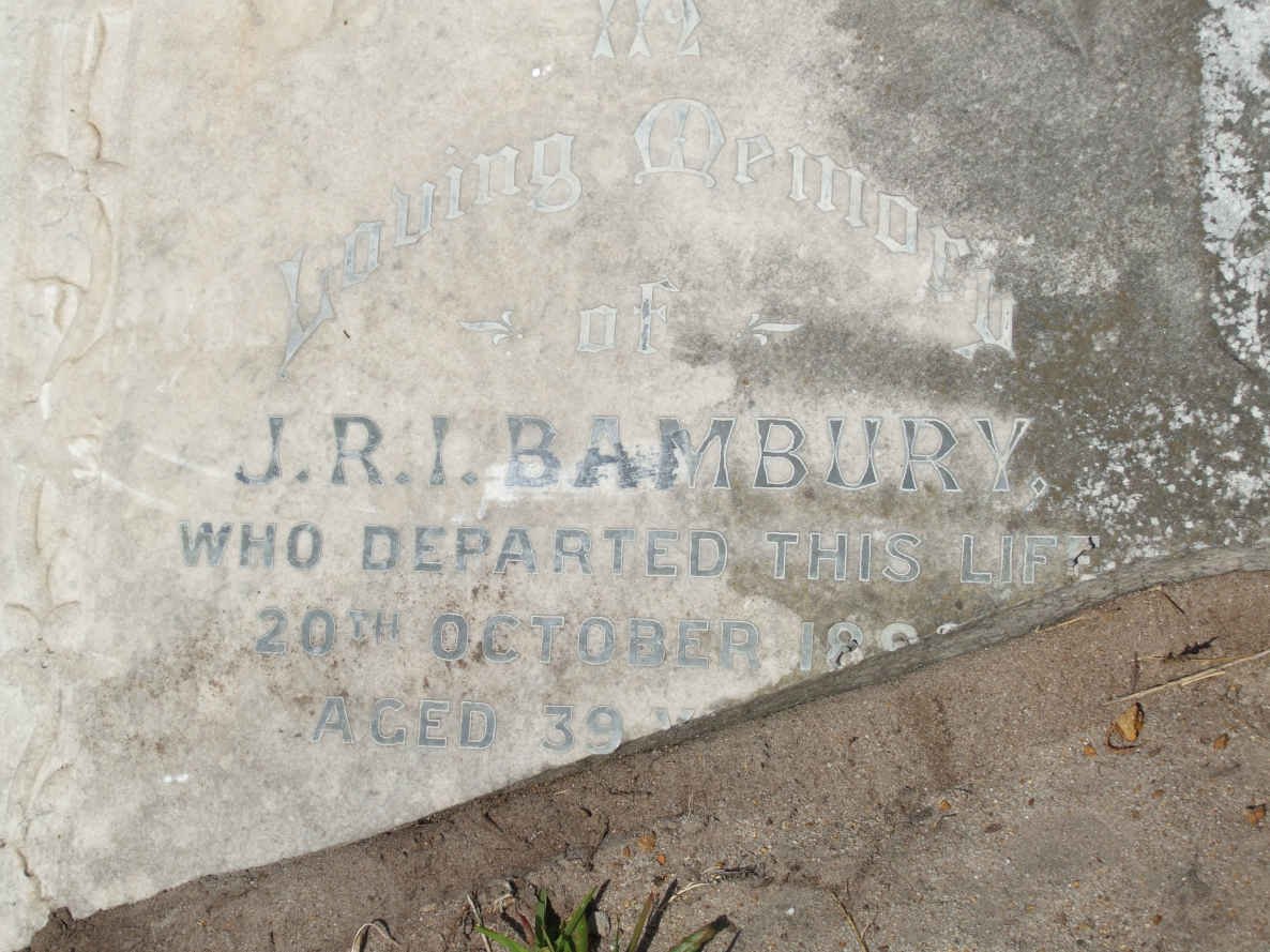 BAMBURY J.R.I.  -1898