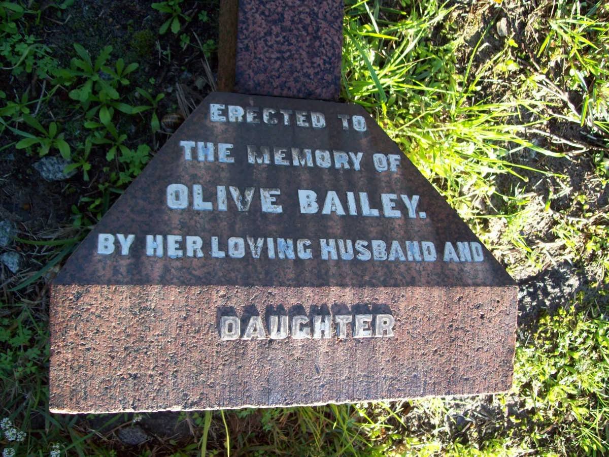 BAILEY Olive  1884-1920