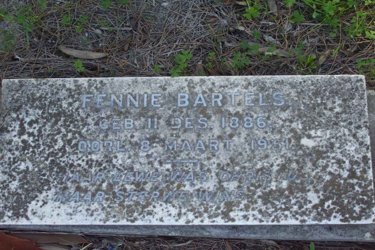 BARTELS Fennie 1886-1951