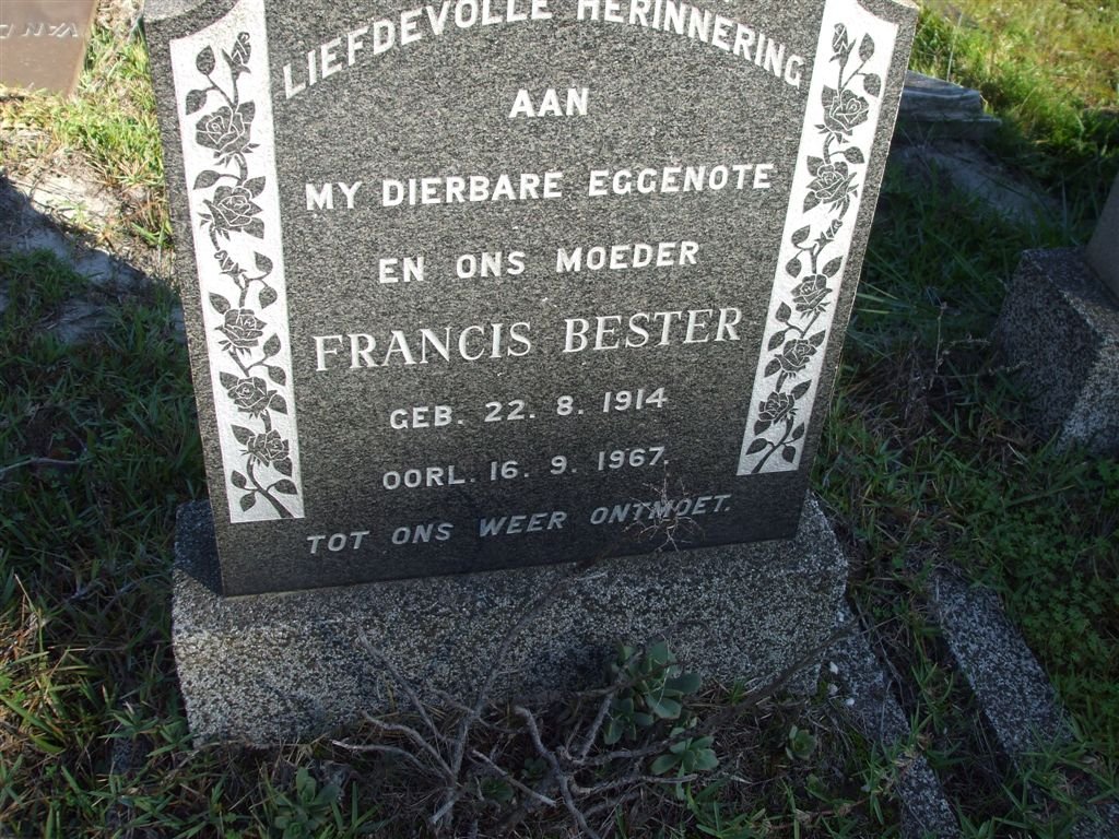 BESTER Francis 1914-1967