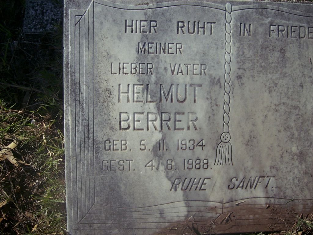 BERRER Helmut 1934-1988