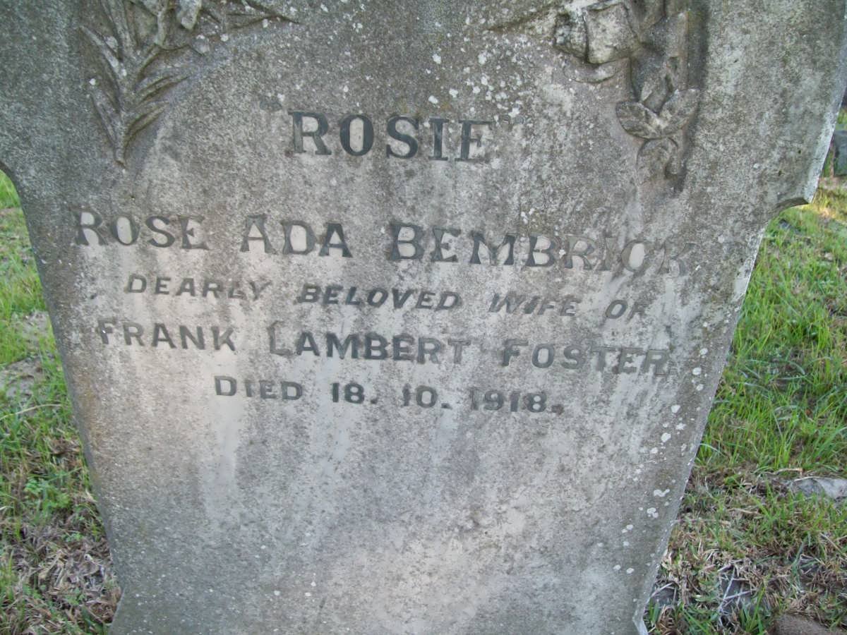 BEMBRICK Rose Ada -1918
