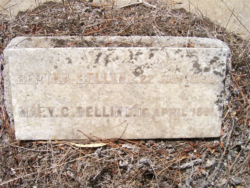 BELLING M.V.G. -1891 :: BELLING Bertha -1890