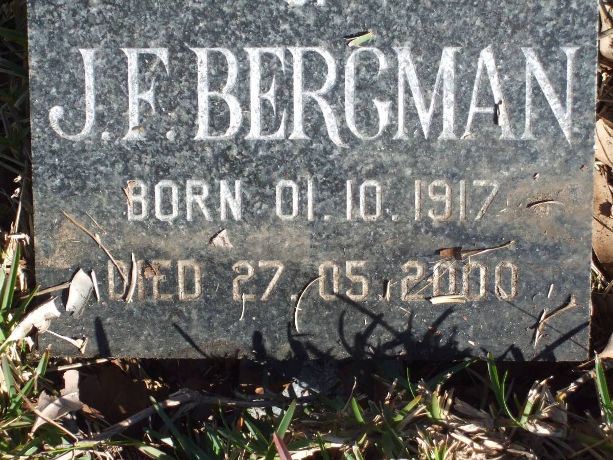 BERGMAN J.F. 1917-2000
