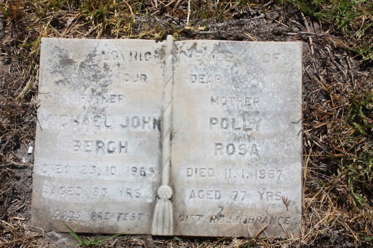 BERGH Michael John -1965 &amp; Polly Rosa -1967
