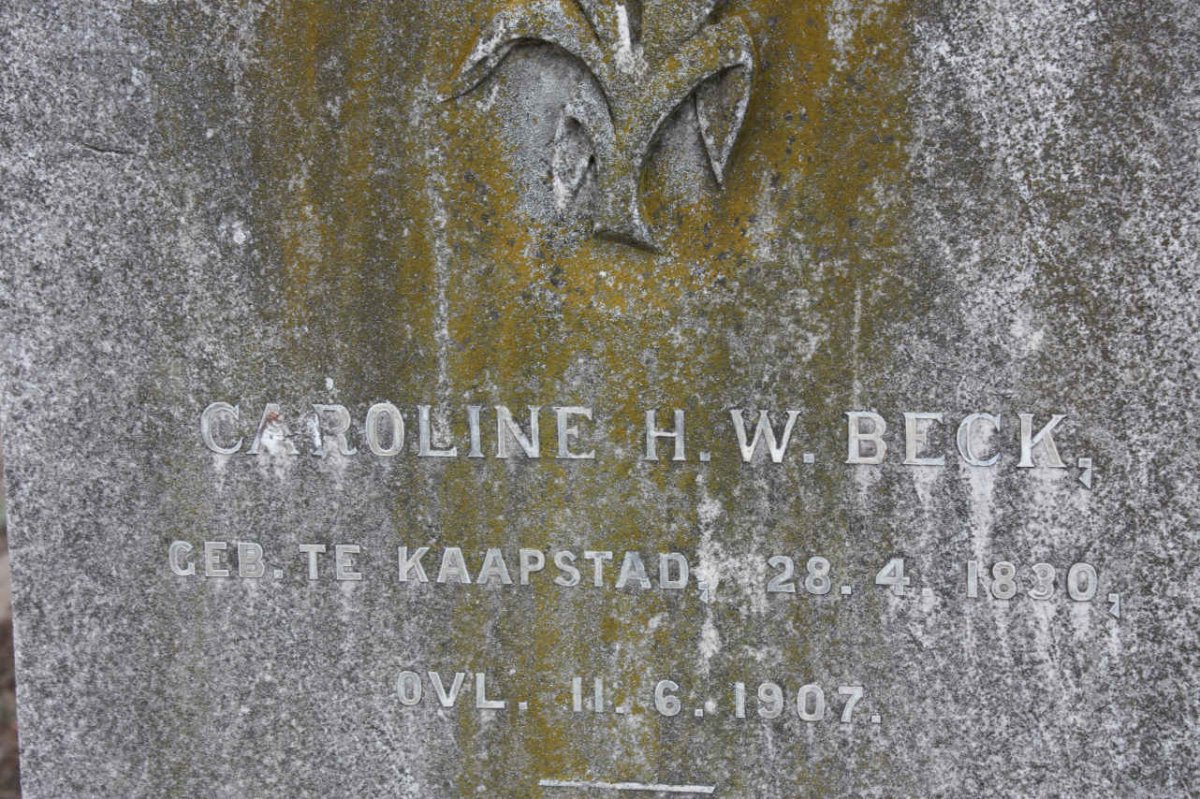 BECK Caroline H.W. 1830-1907