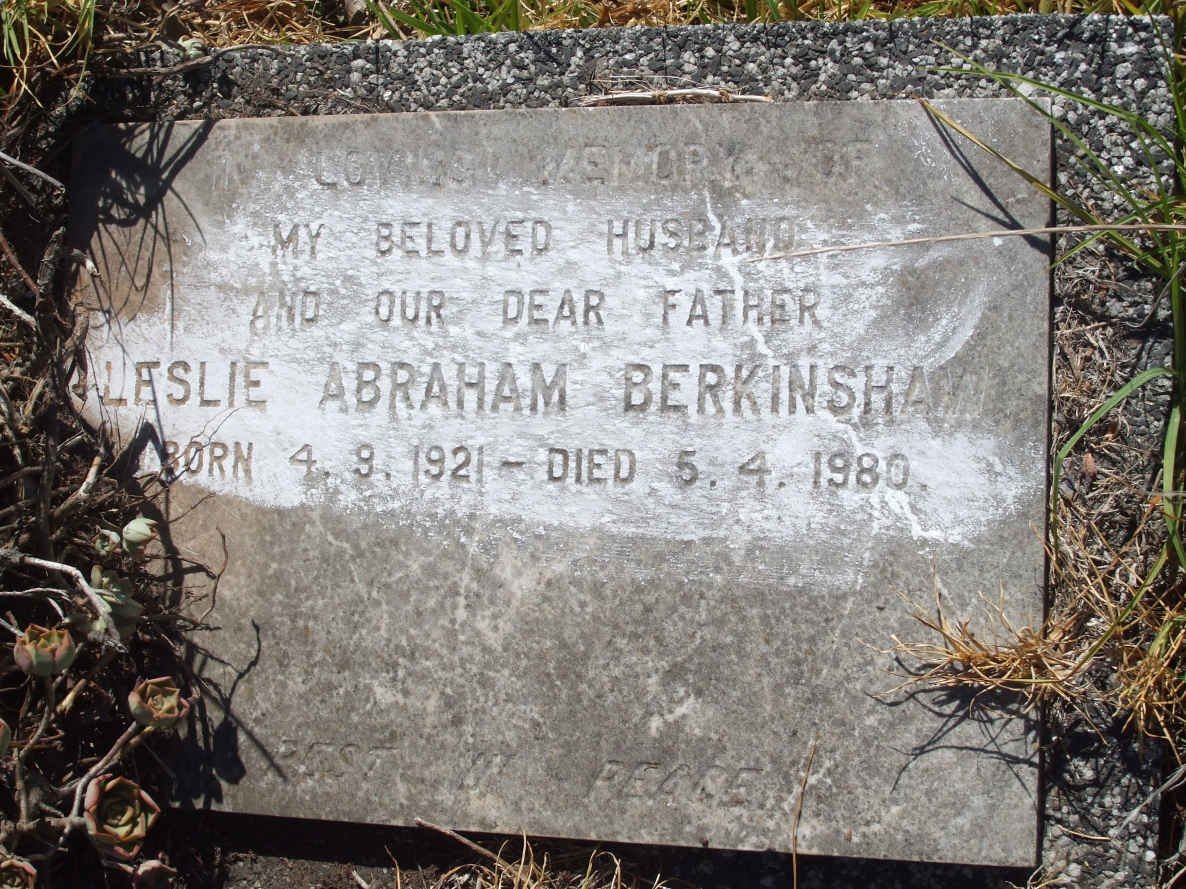 BERKINSHAW Leslie Abraham 1921-1980