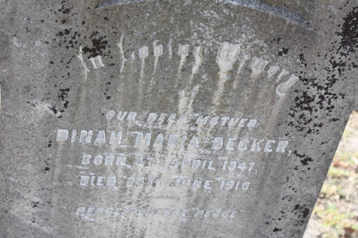 BECKER Dinah Maria 1847-1910