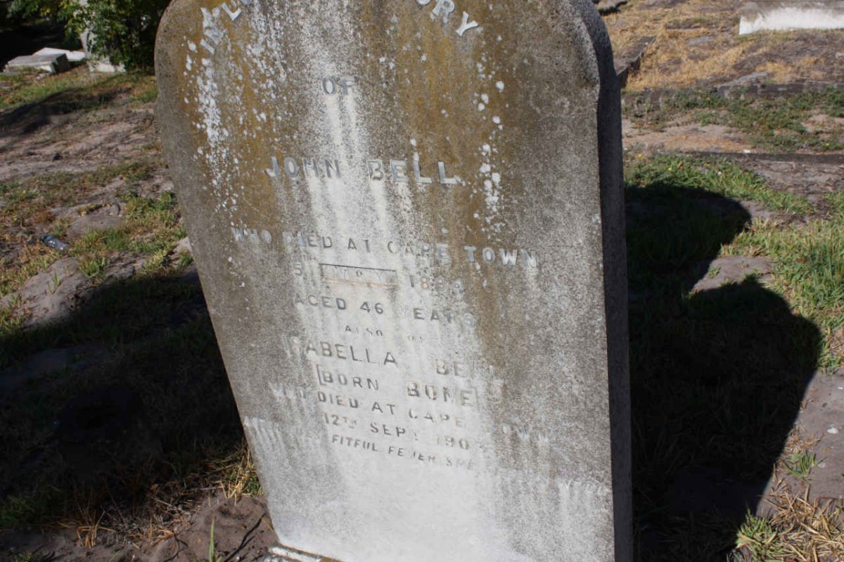 BELL John -1894 :: BELL Isabella nee BONE -1903