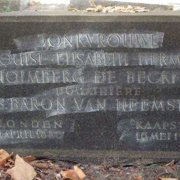BECKFELT Louise Elisabeth Hermine Holmberg, de 1880-1952