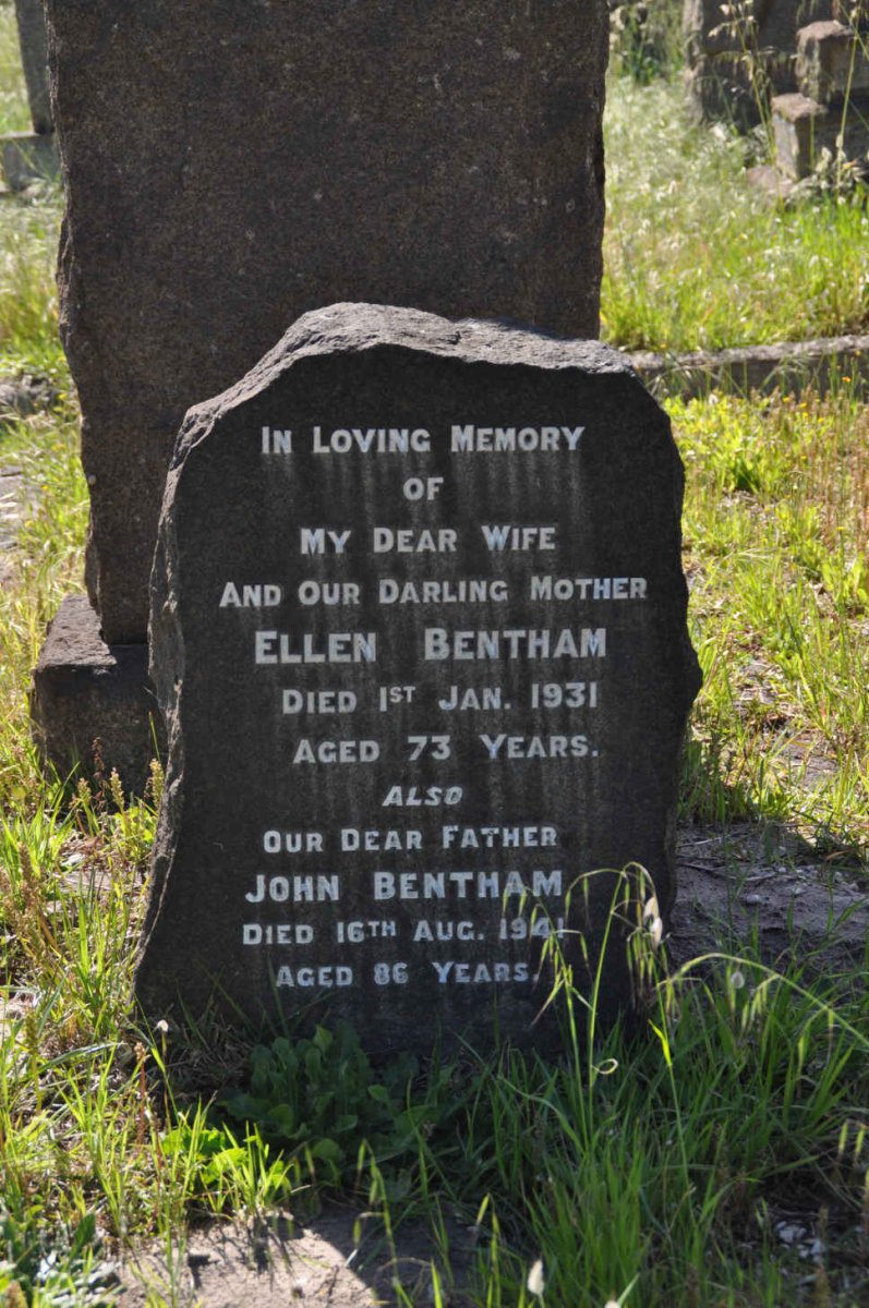 BENTHAM John -1941 &amp; Ellen -1931