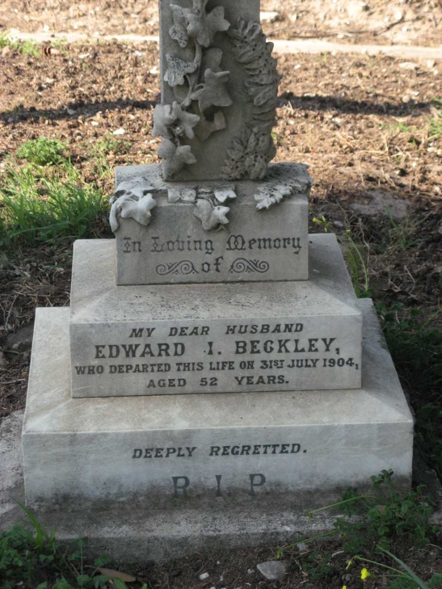 BECKLEY Edward I. -1904