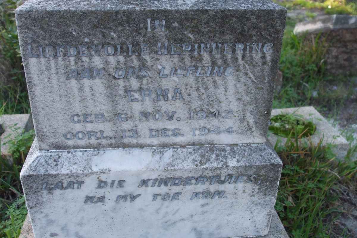 BEER Erna, de 1942-1944