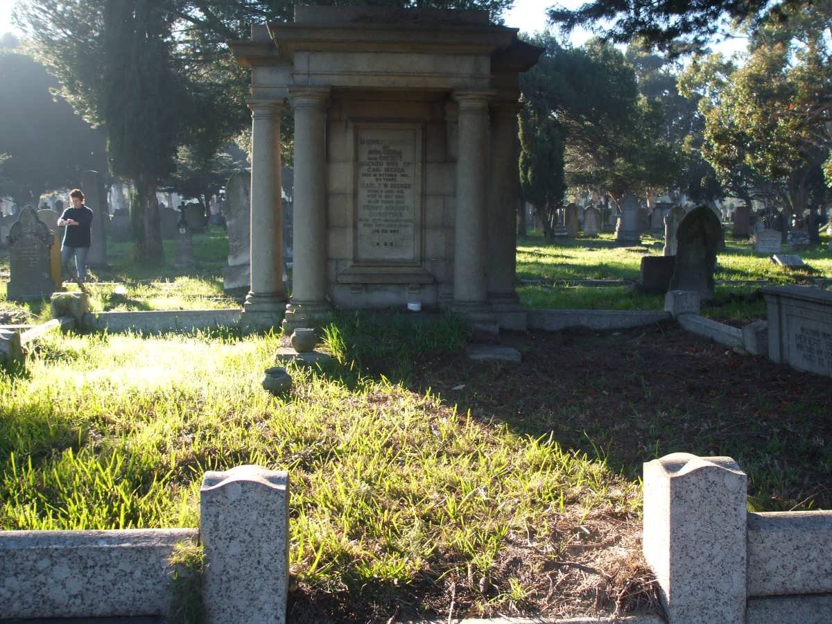 BECKER Carl F.W. 1851-1920 &amp; Anna Gesina DUCKITT -1915