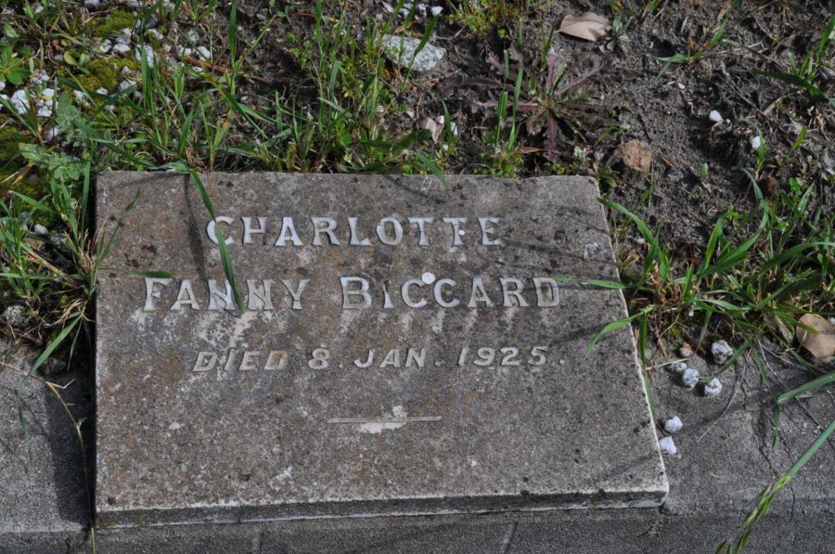 BICCARD Charlotte Fanny -1925