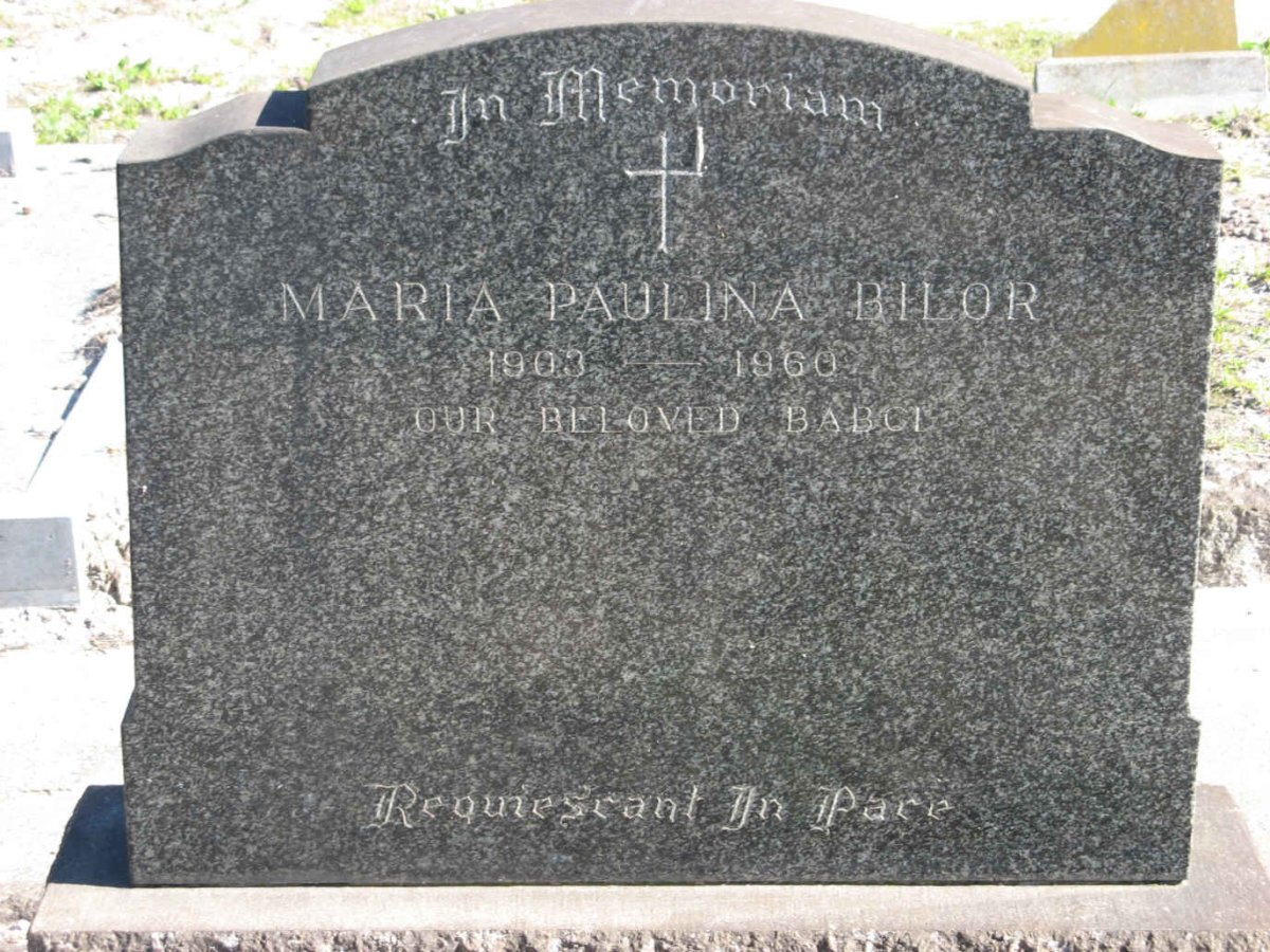 BILOR Maria Paulina 1903-1960