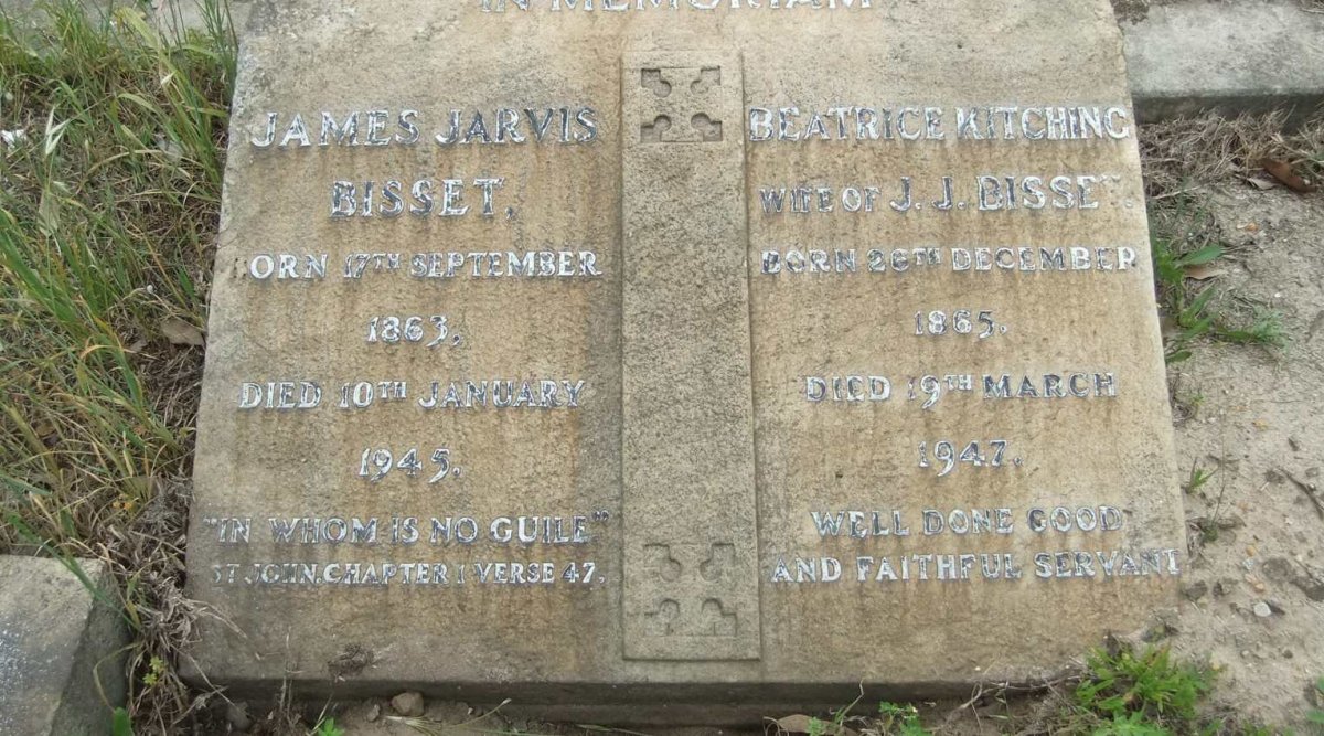 BISSET James Jarvis 1863-1945 &amp; Beatrice KITCHING 1865-1947