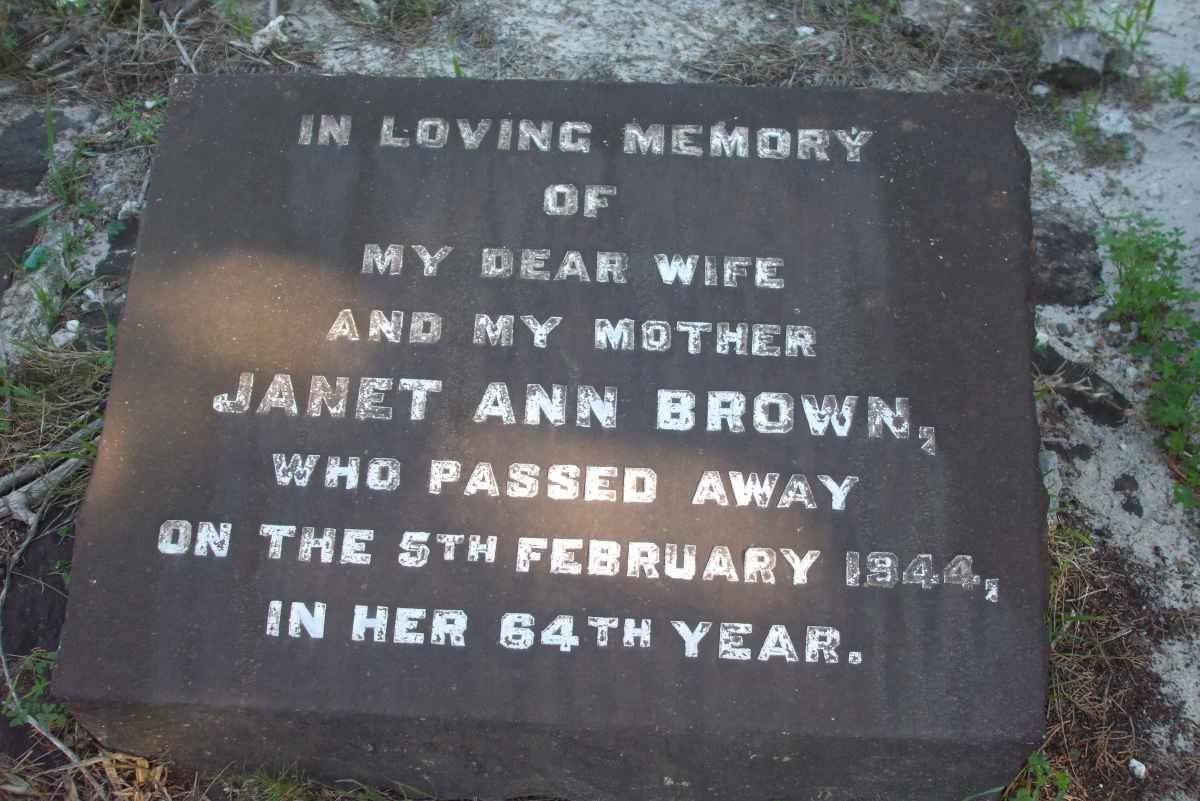 BROWN Janet Ann -1944