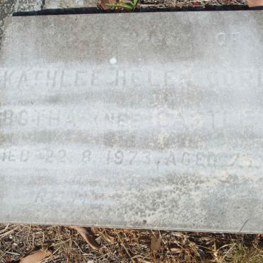 BOTHA Kathlee Helen Gordon nee BARTLETT  -1973