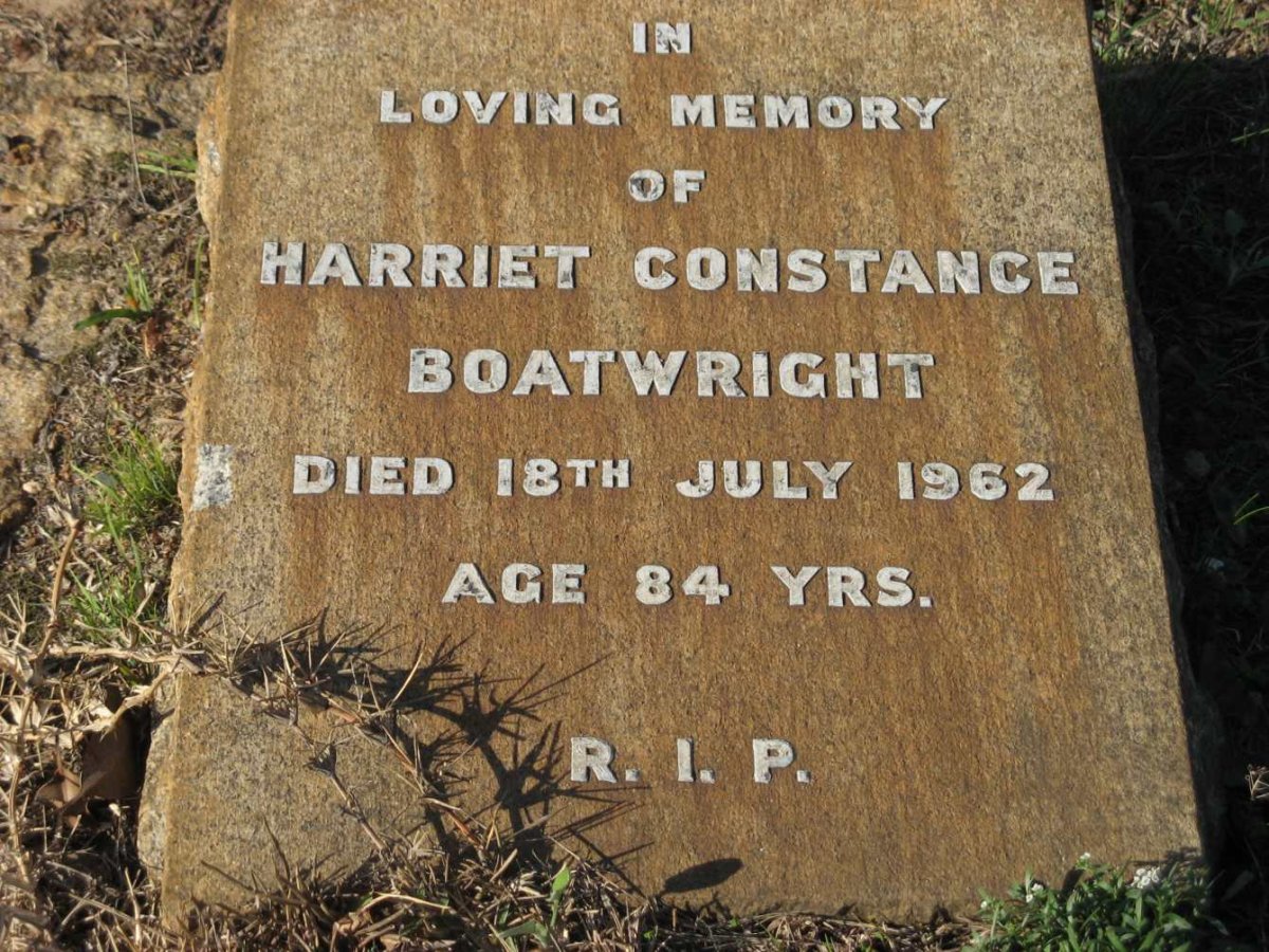 BOATWRIGHT Harriet Constance -1962