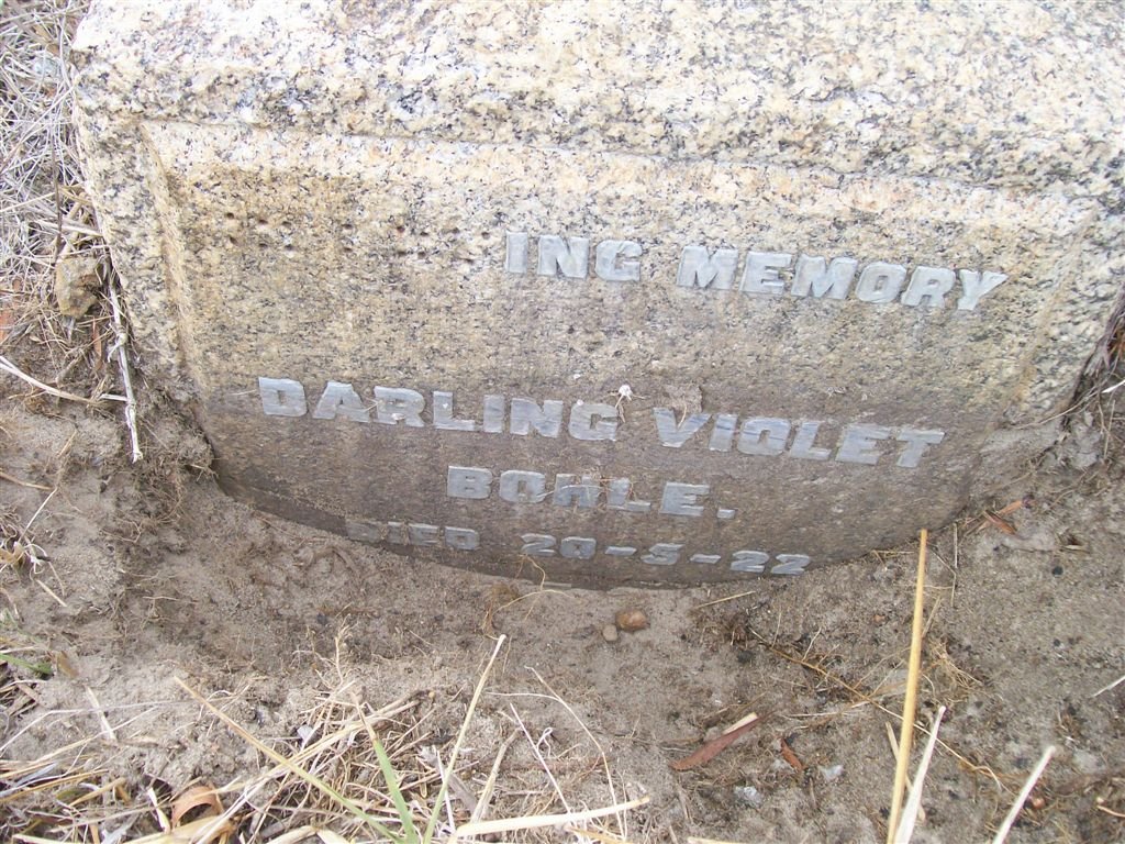 BOHLE Violet  -1922