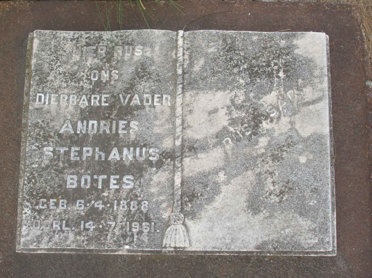 BOTES Andries Stephanus 1888-1961