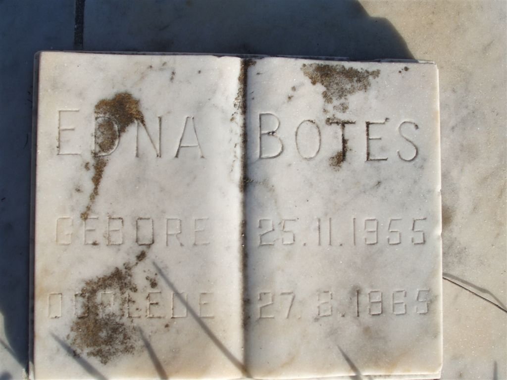 BOTES Edna 1955-1965
