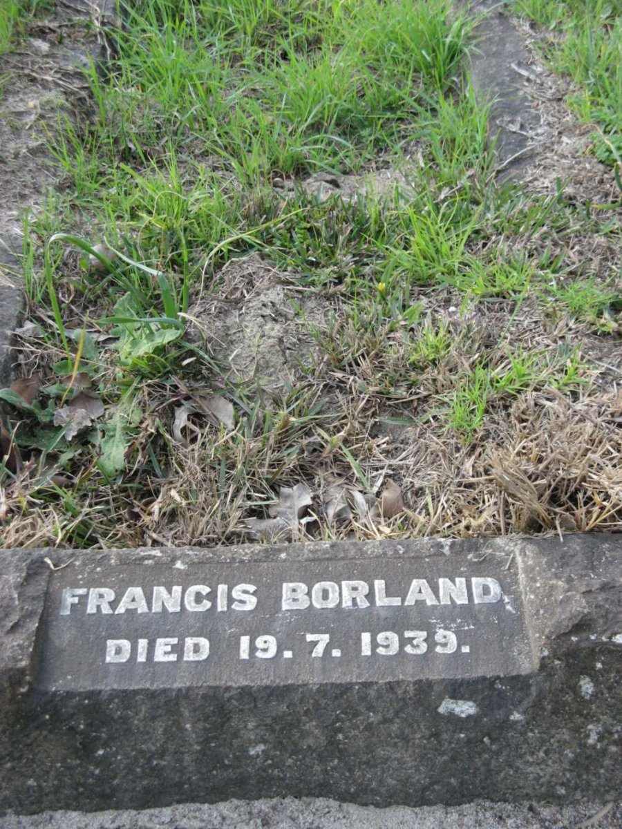 BORLAND Francis -1939