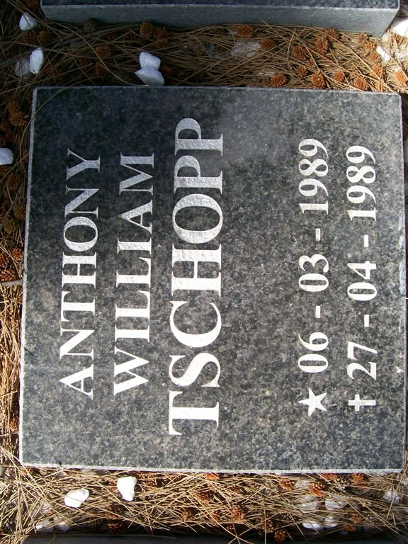 TSCHOPP Anthony William 1989 -1989