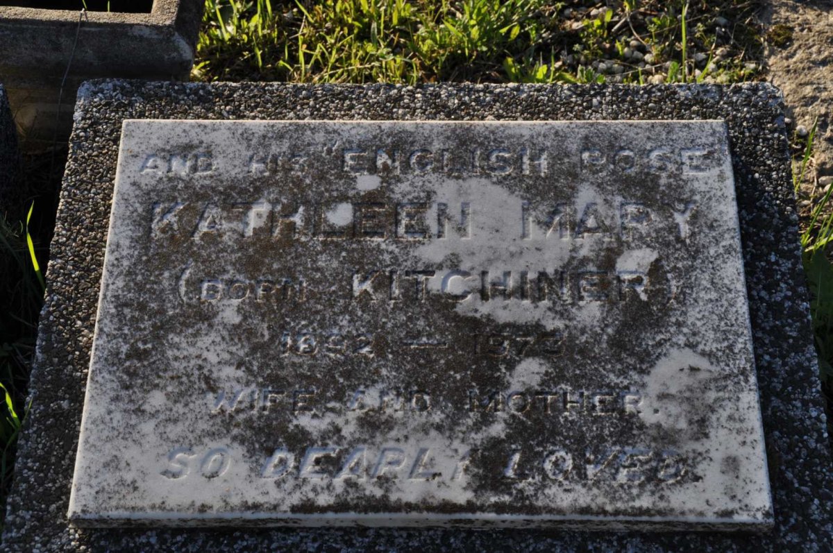 BORGSTROM Kathleen Mary nee KITCHINER 1892-1973