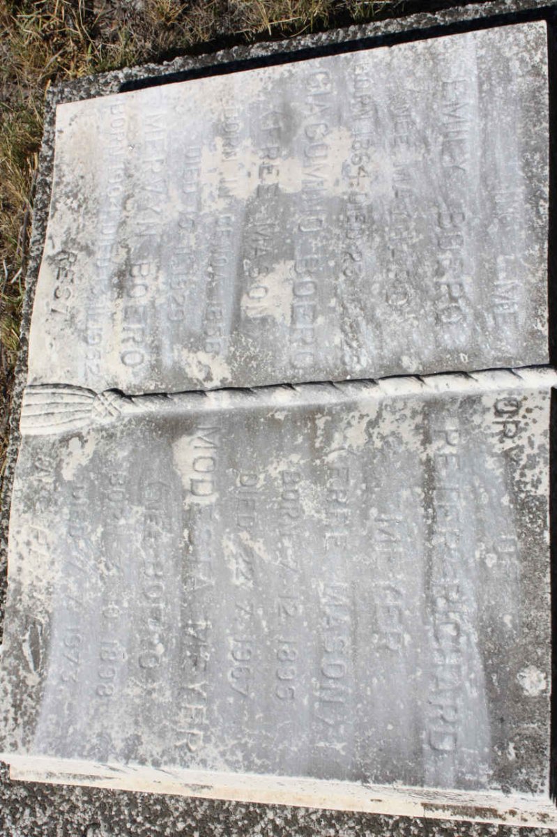 BOERO Giagomino 1858-1929 &amp; Emily MAYNARD 1864-1925