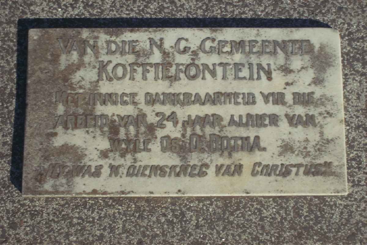BOTHA David 1879-1948 &amp; Catherina Louisa DIPPENAAR 1881-1966